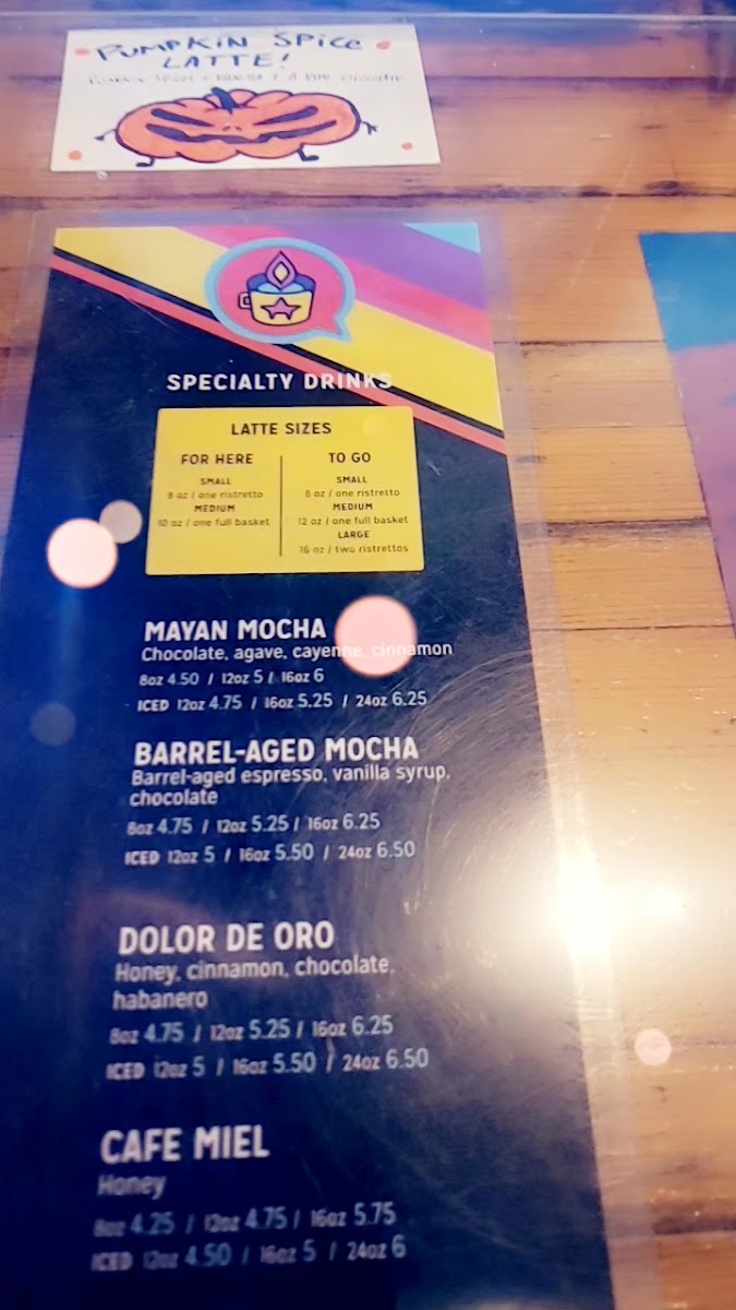 Dark Matter Coffee - Osmium Coffee Bar Menu - Image 3